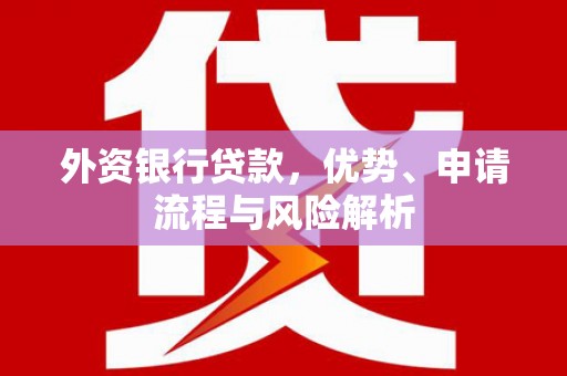 山阴外资银行贷款，优势、申请流程与风险解析