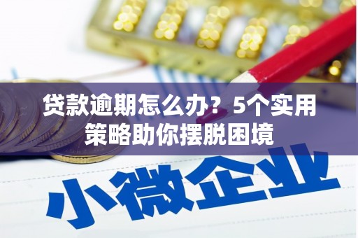 山阴贷款逾期怎么办？5个实用策略助你摆脱困境