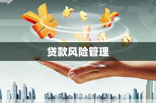 山阴贷款风险管理