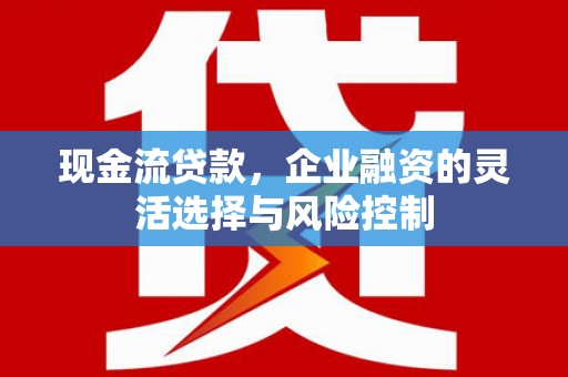 山阴现金流贷款，企业融资的灵活选择与风险控制