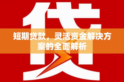 山阴短期贷款，灵活资金解决方案的全面解析