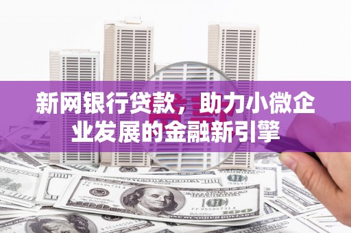 山阴新网银行贷款，助力小微企业发展的金融新引擎