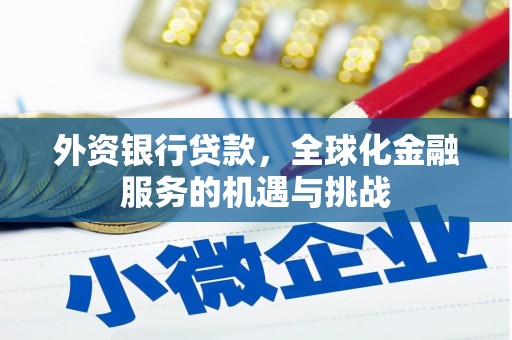 山阴外资银行贷款，全球化金融服务的机遇与挑战