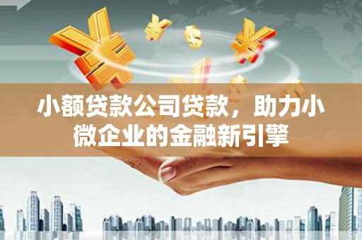 山阴小额贷款公司贷款，助力小微企业的金融新引擎