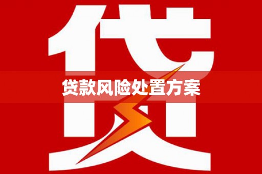 山阴贷款风险处置方案
