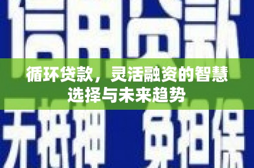 山阴循环贷款，灵活融资的智慧选择与未来趋势