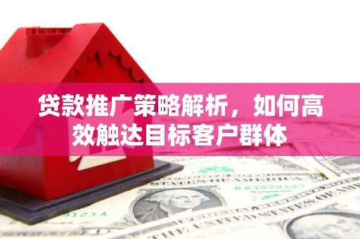 山阴贷款推广策略解析，如何高效触达目标客户群体