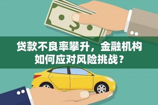 山阴贷款不良率攀升，金融机构如何应对风险挑战？