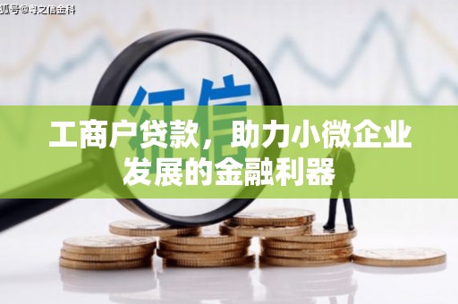 山阴工商户贷款，助力小微企业发展的金融利器