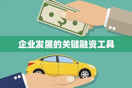 山阴企业发展的关键融资工具