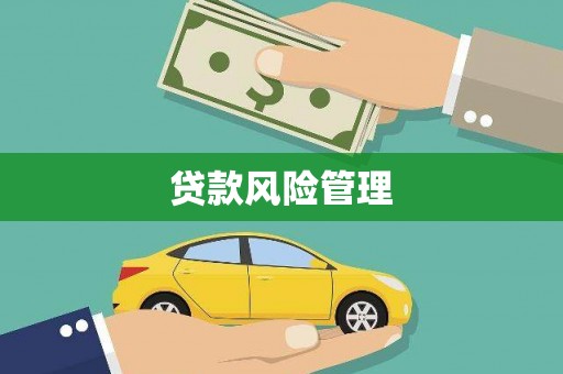 山阴贷款风险管理