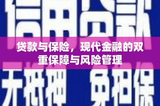 山阴贷款与保险，现代金融的双重保障与风险管理