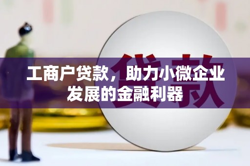 山阴工商户贷款，助力小微企业发展的金融利器
