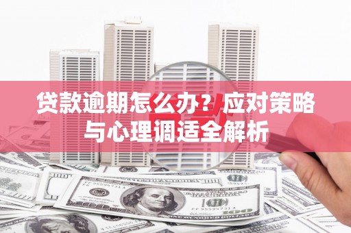 山阴贷款逾期怎么办？应对策略与心理调适全解析