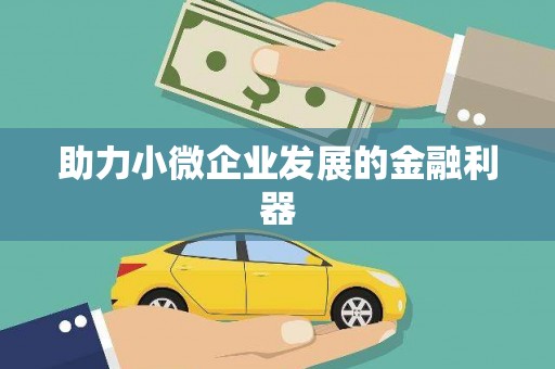 山阴助力小微企业发展的金融利器