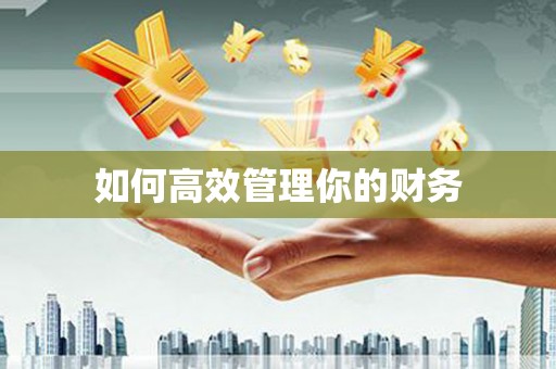 山阴如何高效管理你的财务
