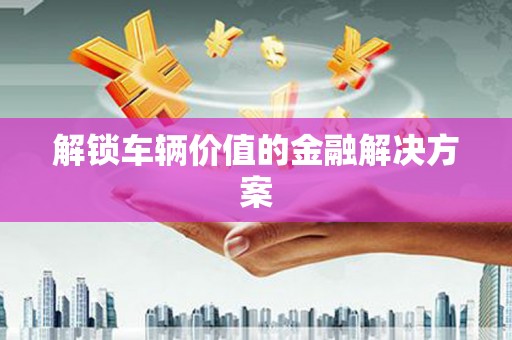 山阴解锁车辆价值的金融解决方案