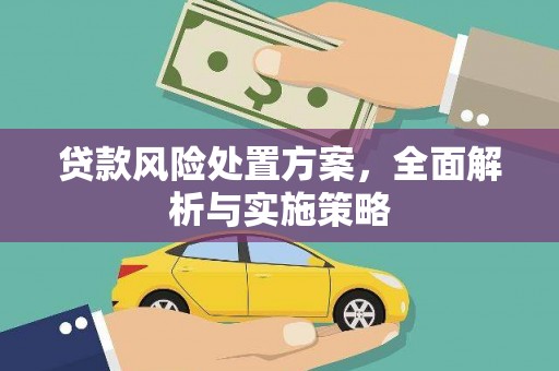 山阴贷款风险处置方案，全面解析与实施策略