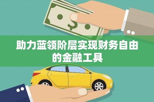 山阴助力蓝领阶层实现财务自由的金融工具